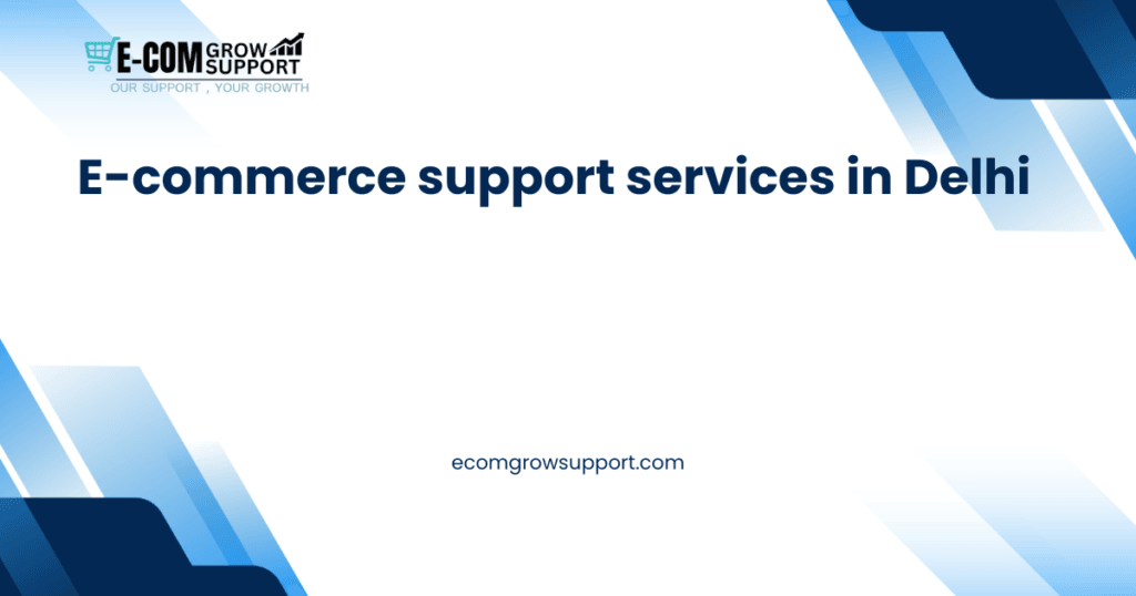 E commerce support services in Delhi