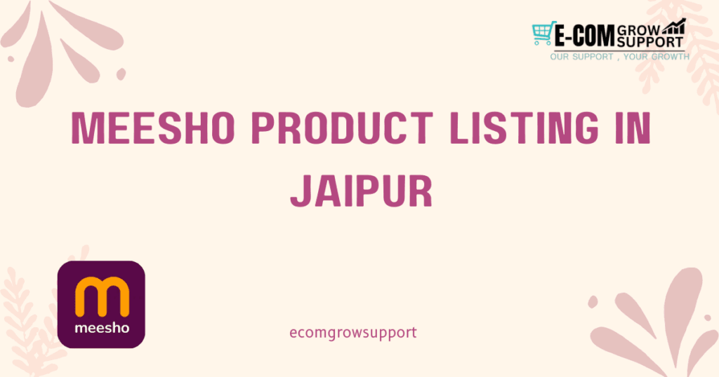 meesho product listing in jaipur