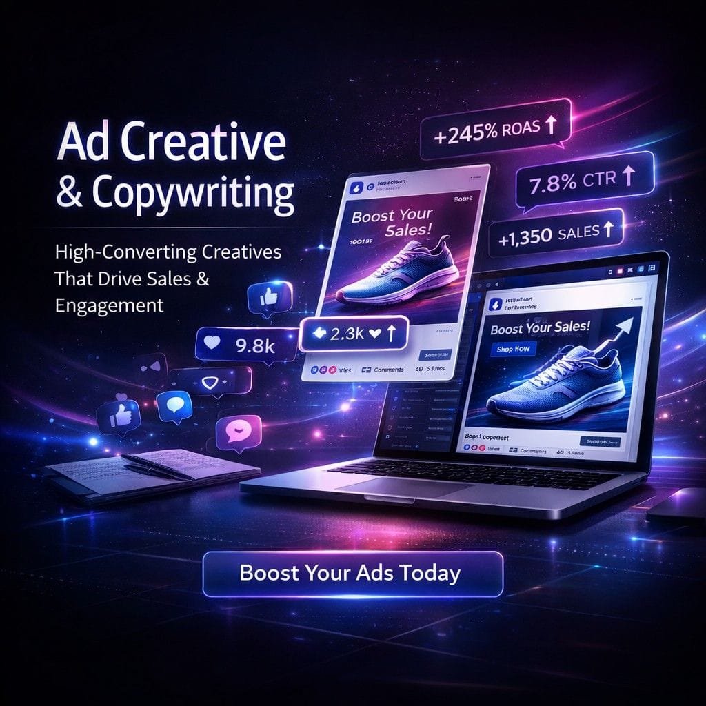 Meta Ads Management 4 Ad creative Copywriting