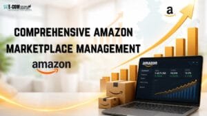Professional team working as a boost amazon sales service provider india to increase revenue.