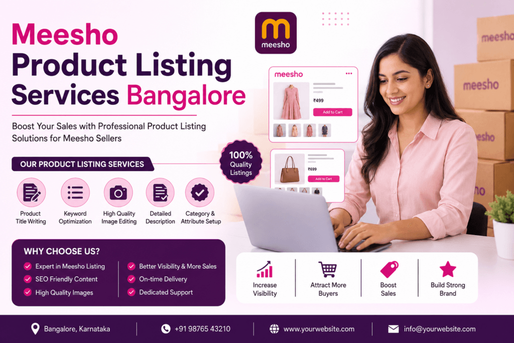 Meesho Product Listing Services Bangalore