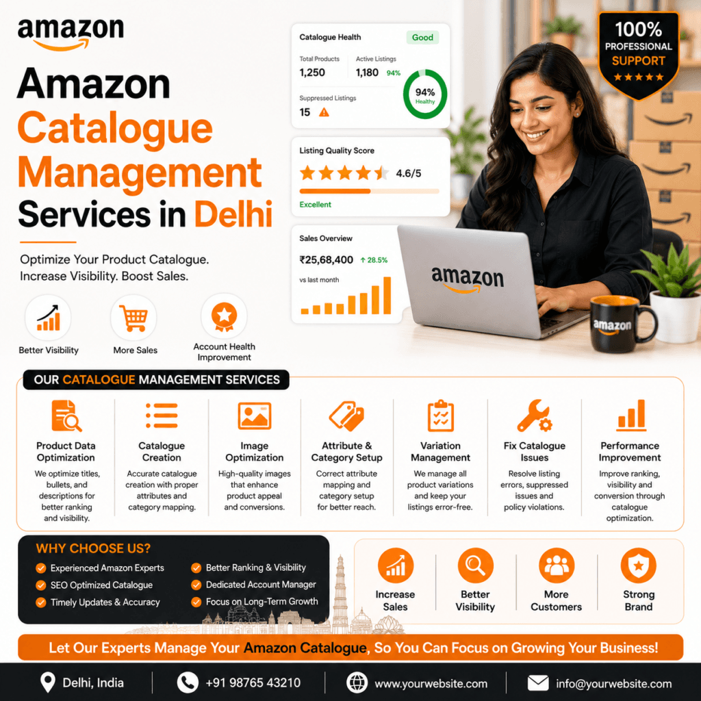 Amazon Catalogue Management Services in Delhi