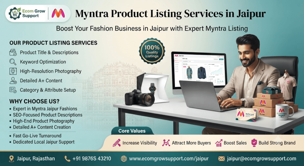 Myntra Product Listing Service in Jaipur