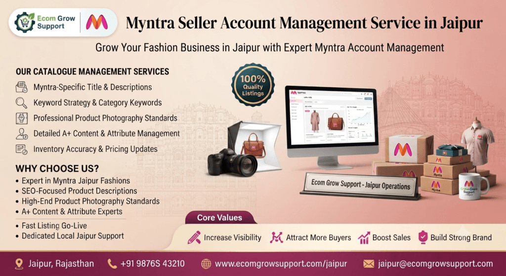 Myntra Seller Account Management in Jaipur