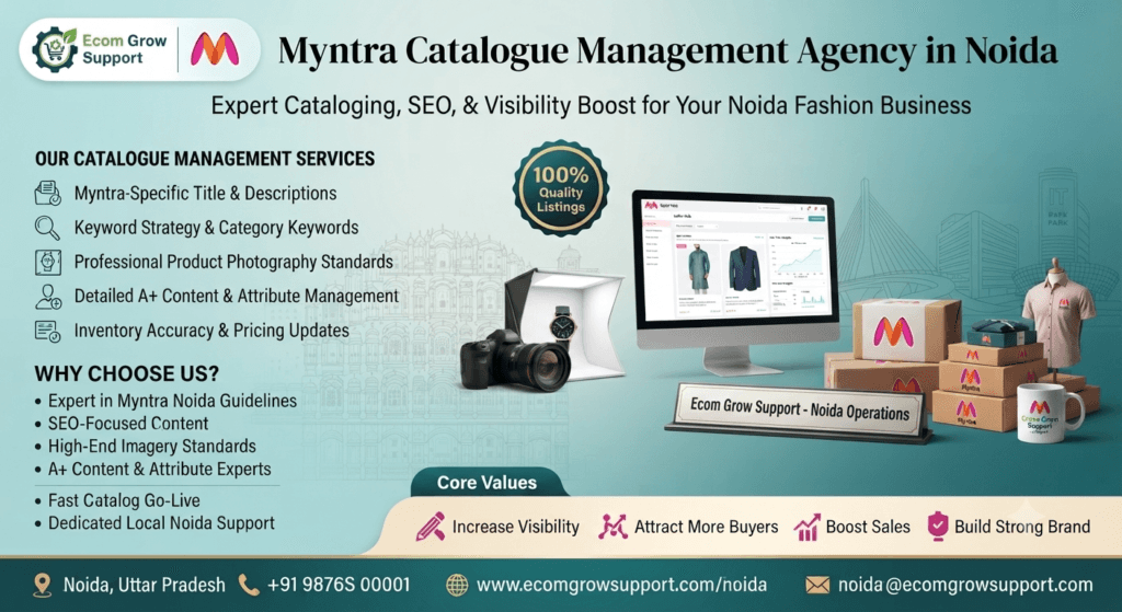Myntra Catalogue Management Agency in Noida
