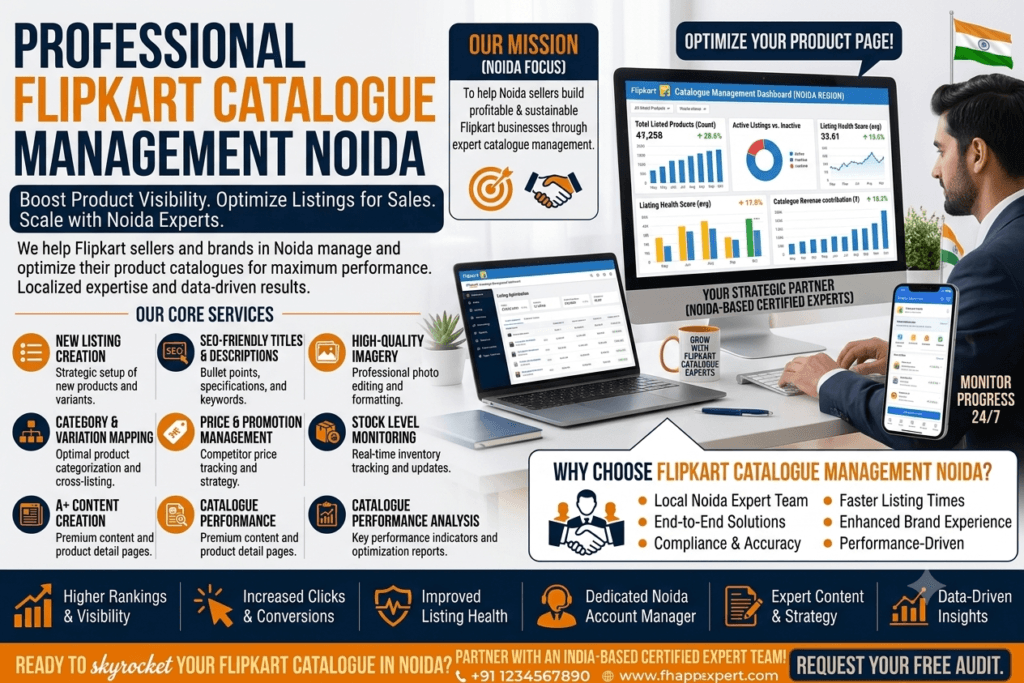 Flipkart Catalogue Management Agency Noida: 7 Powerful Benefits to Improve Your Marketplace Growth 17 Flipkart catalogue management agency in Noida
