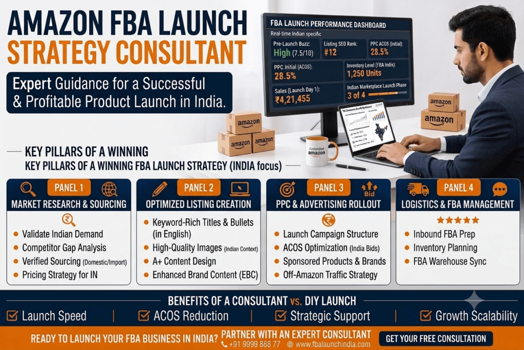 Amazon FBA launch strategy consultant