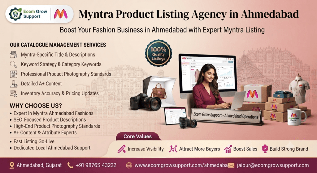 Myntra Product Listing Agency in Ahmedabad