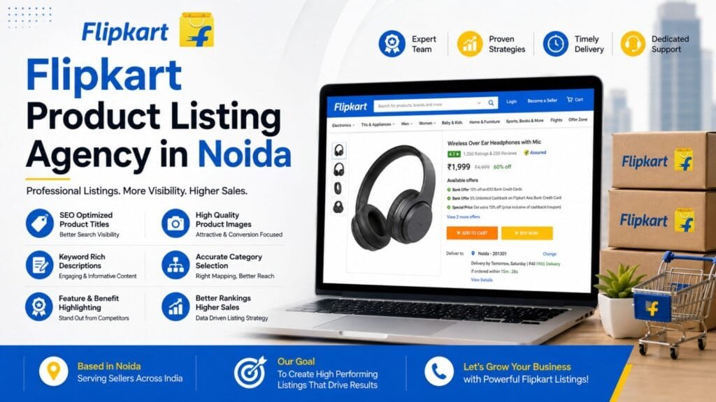 Flipkart Product Listing Agency in Noida
