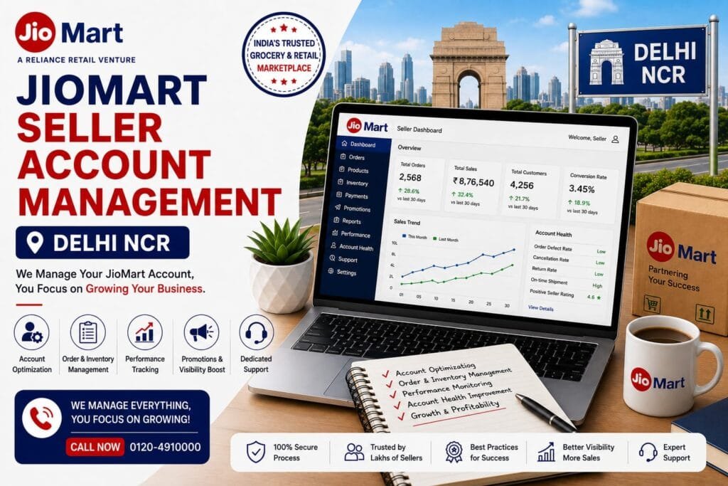 JioMart Seller Account Management Delhi NCR