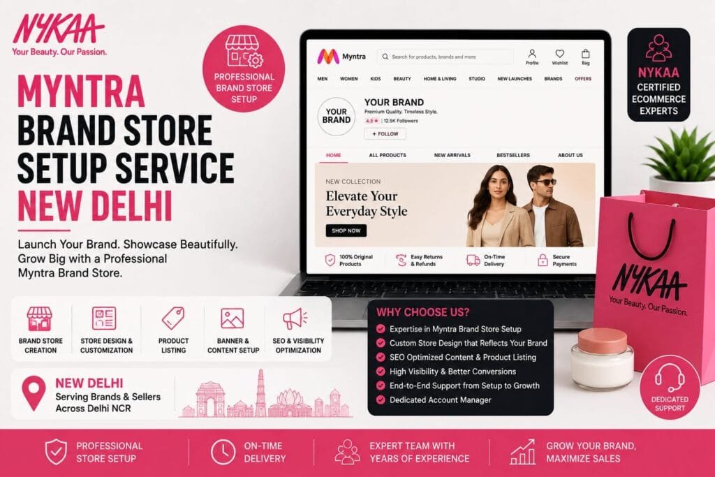 Myntra Brand Store Setup Service New Delhi