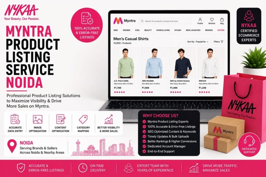 Myntra Product Listing Service Noida