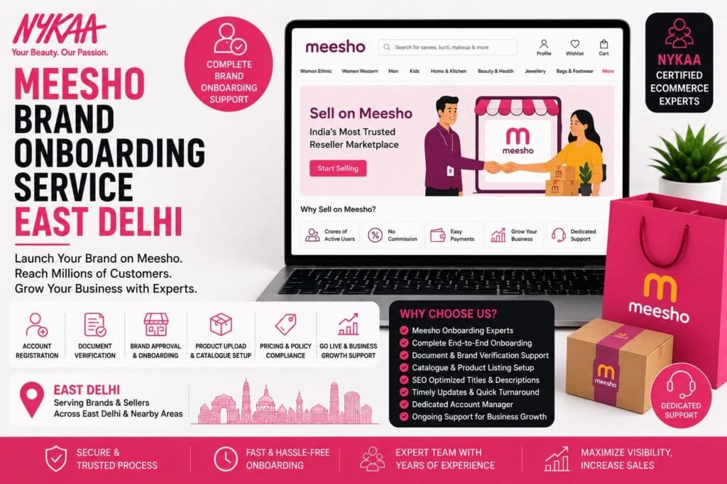 Meesho Brand Onboarding Service East Delhi