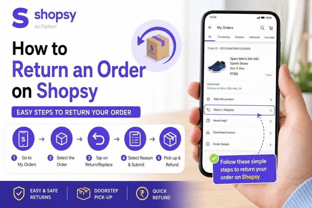 How to Return an Order on Shopsy