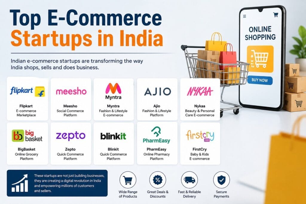 Top E-Commerce Startups in India