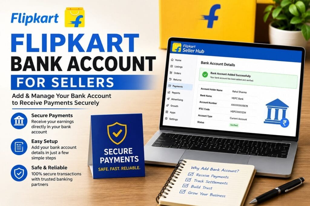 Flipkart Bank Account for Sellers