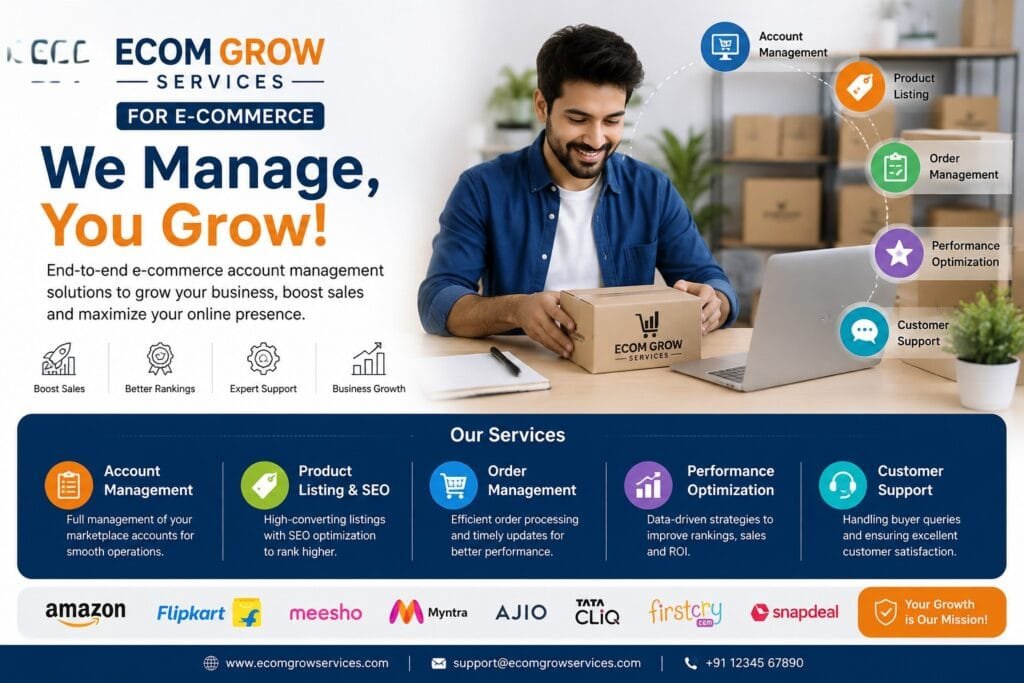Ecom Grow Services for E-Commerce Businesses