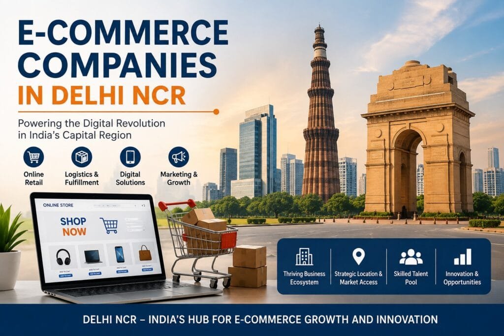 E-Commerce Companies in Delhi NCR for Sellers
