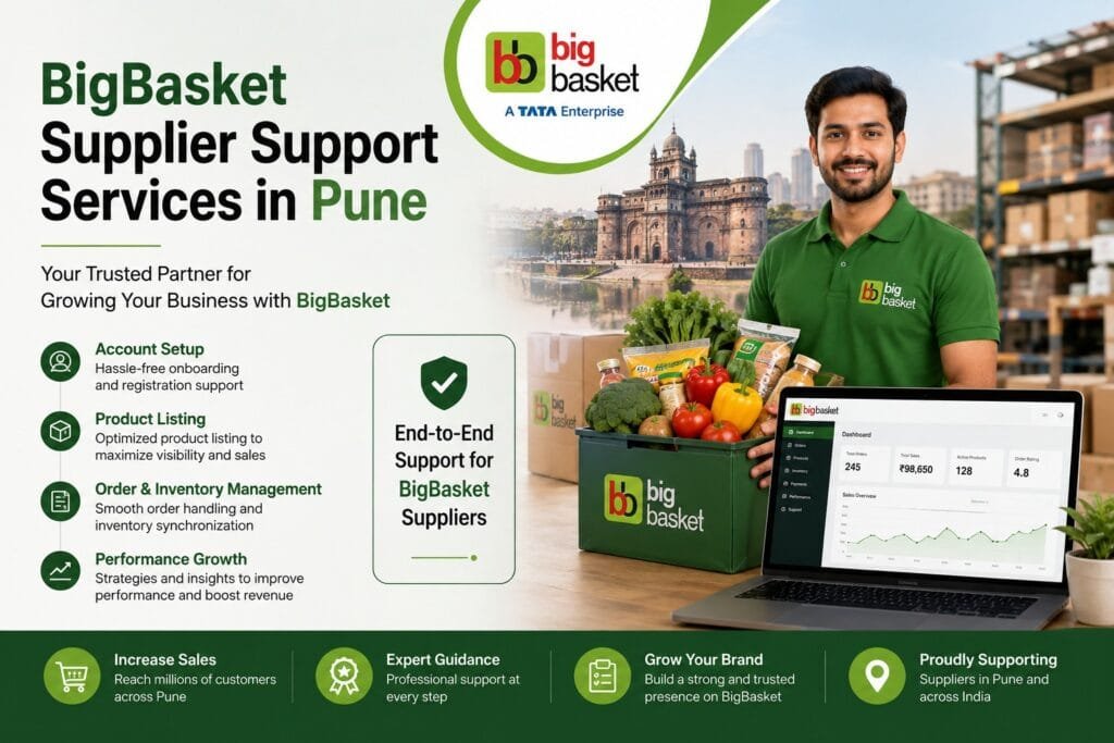 BigBasket Supplier Support Services in Pune