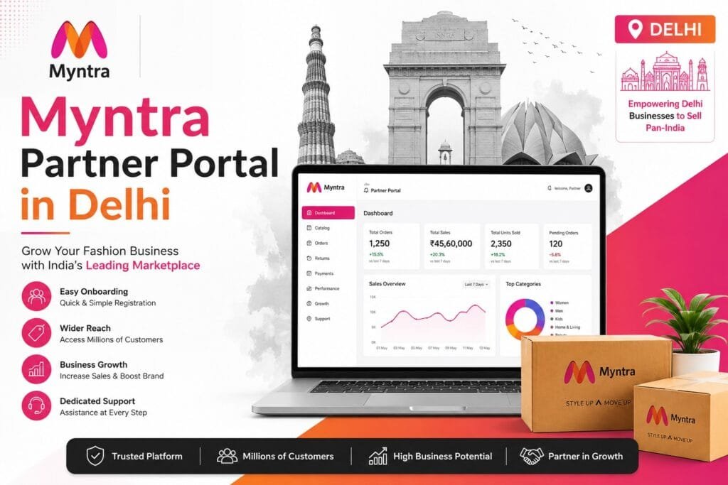 Myntra Partner Portal in Delhi