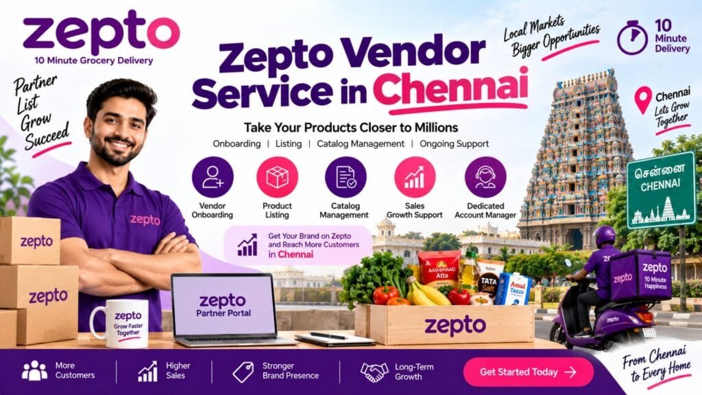 Zepto Vendor Service in Chennai