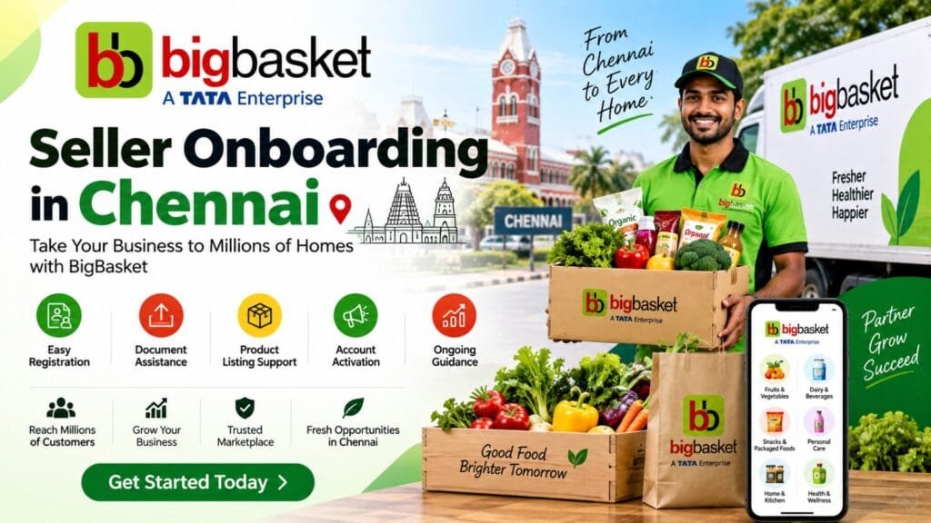 BigBasket Seller Onboarding in Chennai