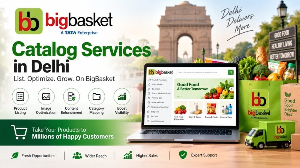 BigBasket Catalog Services in Delhi