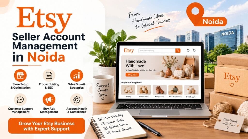 Etsy Seller Account Management in Noida